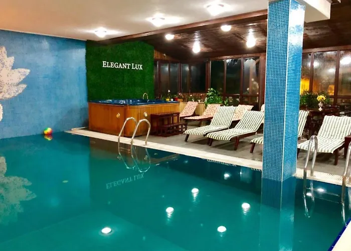 Beautiful Two Bedroom 4th Floor In Elegant Luxe With Pool, Sauna, Gym And Steam Aparthotel Bansko